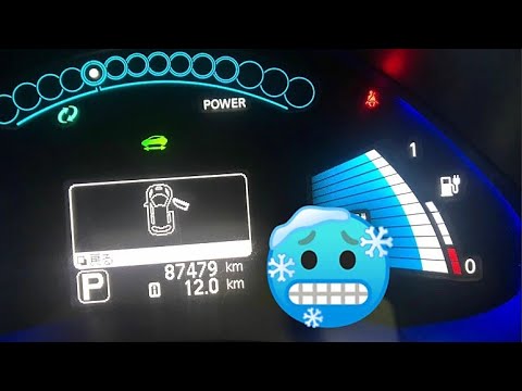 Видео: Сколько ЧЕСТНО проедет Nissan Leaf // 6 палок ЗИМОЙ?