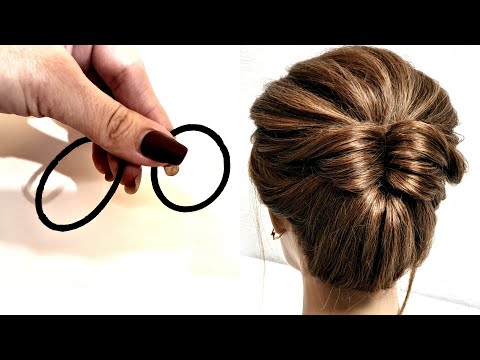 Видео: 6 Причесок из 2 Резинок. Просто сделать СЕБЕ! на Короткие волосы.
