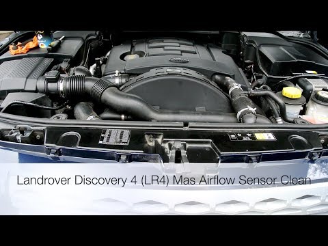 Видео: Очистка датчика массового расхода воздуха Land Rover Discovery 4 (LR4)