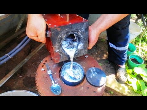 Видео: Отходы в доходы.  Отлил новые заготовки для токарки. Не выбрасывайте гнилой алюминий!