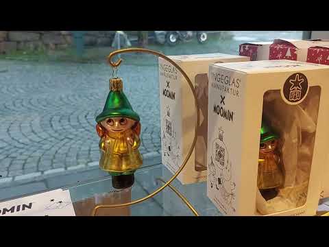 Видео: Магазин елочных игрушек в Берген. Норвегия