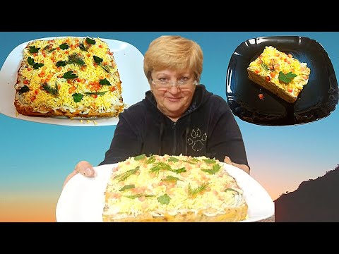 Видео: Куриный торт суфле - праздничная закуска. Как вкусно и не дорого удивить гостей.