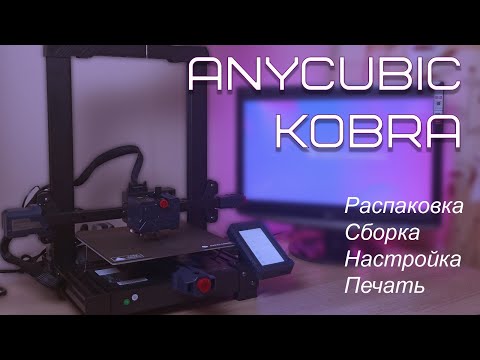Видео: Обзор 3D принтера #Anycubic Kobra