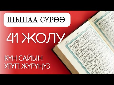 Видео: 41 ЖОЛУ ФАТИХА СҮРӨСҮН УГУНУЗ. Баардык ооруга шыпаа болот. @Nasaatjolunda