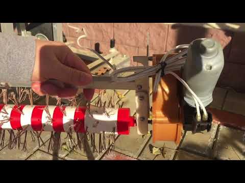 Видео: 3D печать ABS пластиком цилиндрической щетки