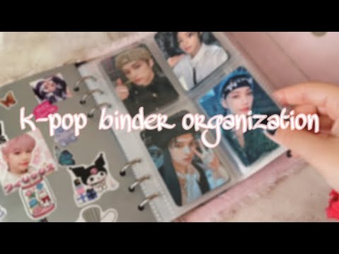 Видео: k-pop binder organization || stray kids || организация биндера stray kids 🪐