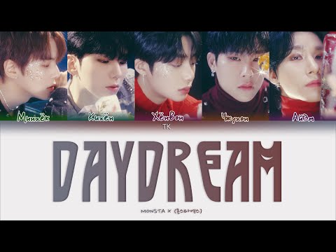 Видео: MONSTA X – Daydream [ПЕРЕВОД НА РУССКИЙ/КИРИЛЛИЗАЦИЯ Color Coded Lyrics]
