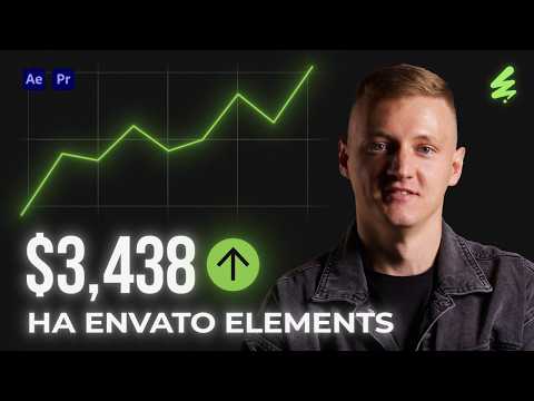 Видео: Зарабатывать на стоках стало проще! Как выйти на 1000$/мес на Envato Elements и Videohive в 2025?