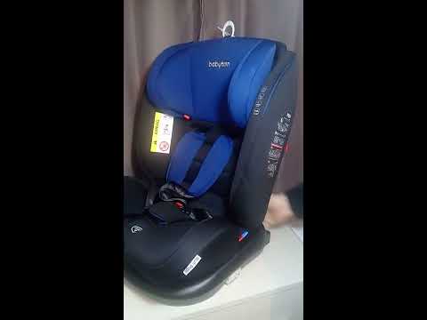 Видео: Автокресло Babyton Multi Stage 0+,1,2,3 Isofix Blue  Обзор.