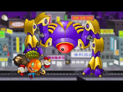 Видео: СУРОВЫЙ ОСЬМИНОГ МУТАНТ в ЯПОНИИ #3! ИГРА Octogeddon