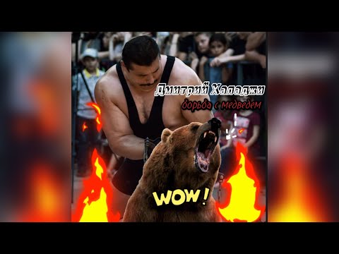 Видео: Борьба с медведем.ДМИТРИЙ ХАЛАДЖИ/Fight with the bear.DMITRY KHALADZHI