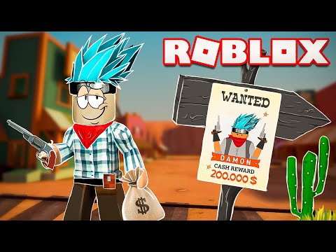 Видео: ЗА МОЮ ГОЛОВУ НАЗНАЧЕНА НАГРАДА ! Весь ДИКИЙ ЗАПАД против меня в ROBLOX Wild West ! Damon