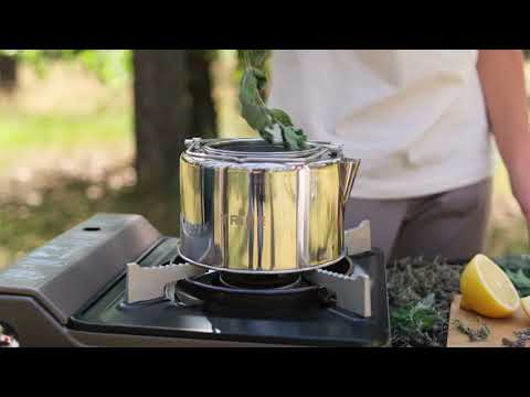 Видео: Чайник TRIBE Kettle 1.2 л - надійний сталевий чайник для кемпінгу та походів