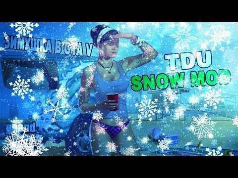 Видео: GTA 5 Mods: Snow Mod 2016 (Снежный Мод)