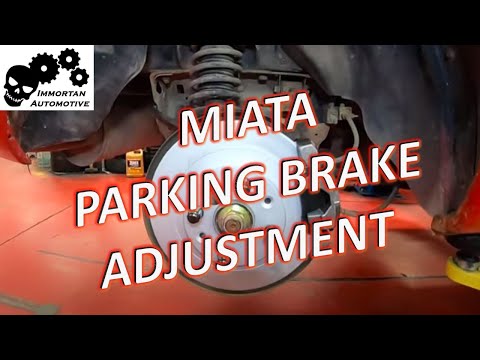Видео: Регулировка стояночного тормоза Miata
