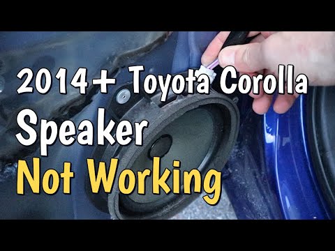 Видео: Исправление проблемы с динамиком на Toyota Corolla 2014+