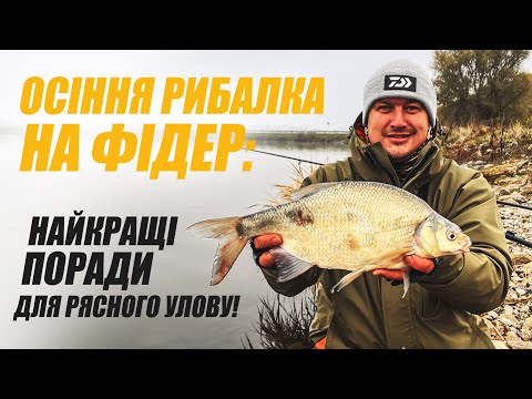 Видео: Осіння рибалка на фідер , найкращі поради для рясного улову.