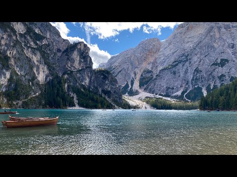 Видео: Италия часть 2 / Lago di Braies / Невероятная красота озера