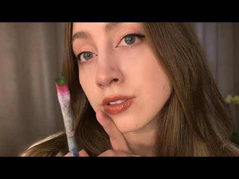 Видео: АСМР🤍можно я порисую на вашем лице?🌷тихий голос