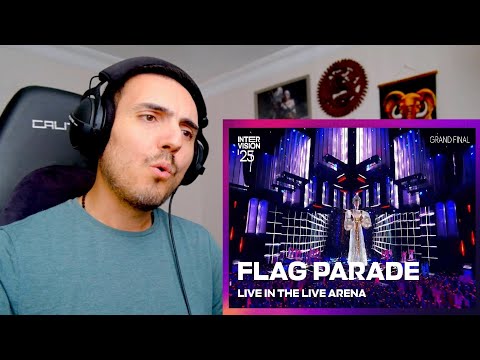 Видео: Парад флага Интервидение 2025 The Flag Parade of Intervision '25 in Moscow Reaction