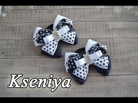 Видео: МК Школьные бантики/DIY School bows/PAP Laço/Arco