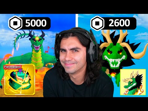 Видео: Новая Dragon VS старая Dragon в Blox Fruits