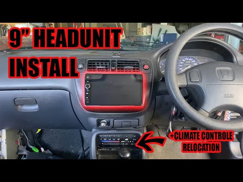 Видео: Установка 9-дюймовой магнитолы Honda EK Civic