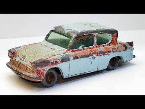 Видео: Matchbox  Ford Anglia №7. Реставрация литой модели.