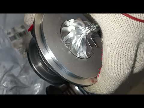 Видео: Картридж Krauf на турбокомпрессор /Garett T15/  Krauf cartridge for turbocharger