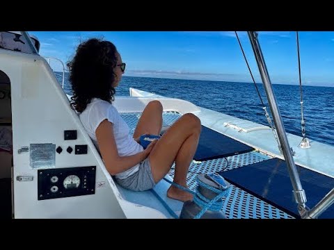 Видео: Наш первый парус и переход длиной 500 морских миль из Коста-Рики в Панаму, часть 1