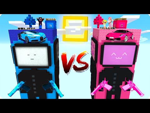 Видео: 😎ЧАНК ТВ МЕНА ПРОТИВ ЧАНК ТВ ВУМЕН В МАЙНКРАФТ! ШЕДИ ЛЕСКА И НУБИК MINECRAFT