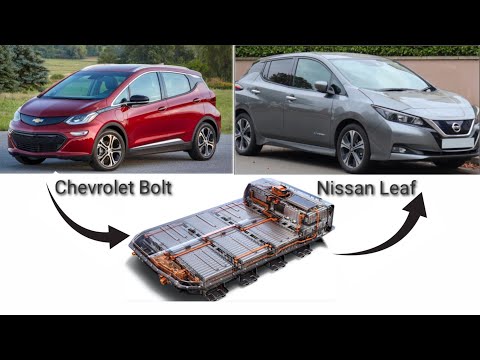 Видео: Батарея  Chevrole Bolt в Nissan Leaf.  Installing a Chevrolet Bolt battery in a Nissan Leaf