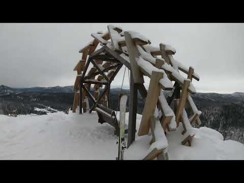 Видео: Горная Саланга. 8 янв.