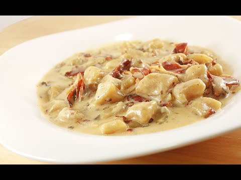 Видео: Ньокки в Сырном Соусе с Горгонзолой и Орехами