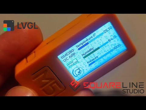 Видео: Красивый UI на M5StickCPlus2 ? Знакомимся с SquareLine Studio и LVGL!