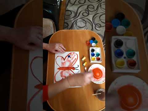 Видео: Занятие для детей старшей группы "Бабочка"
