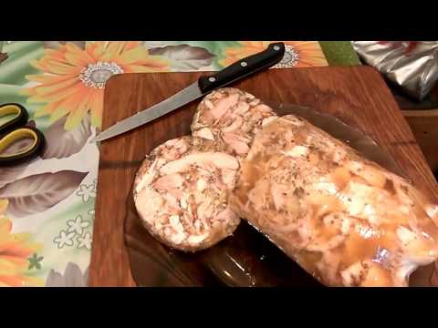 Видео: КУРИНЫЙ РУЛЕТ В БУТЫЛКЕ. Все очень просто. Домашний рецепт.