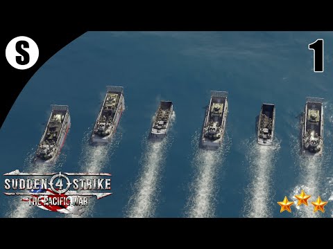 Видео: Прохождение Sudden Strike 4 - The Pacific War [США] ( Битва за Гуадалканал ) #1