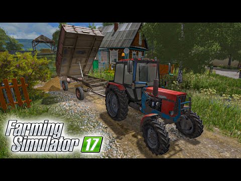 Видео: ПОМОГАЕМ БАБУШКЕ В ДЕРЕВНЕ! ПРИВЕЗ ПРИЦЕП НАВОЗА! FARMING SIMULATOR 17