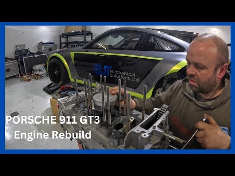 Видео: Разборка и сборка двигателя Porsche 991 GT3 Cup | Британский чемпионат MSUK по гонкам на вынослив...