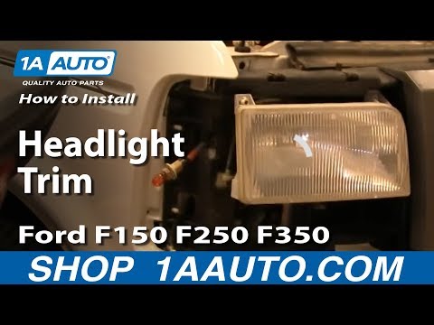 Видео: Как заменить фару Ford 92-96 F-150/250/350