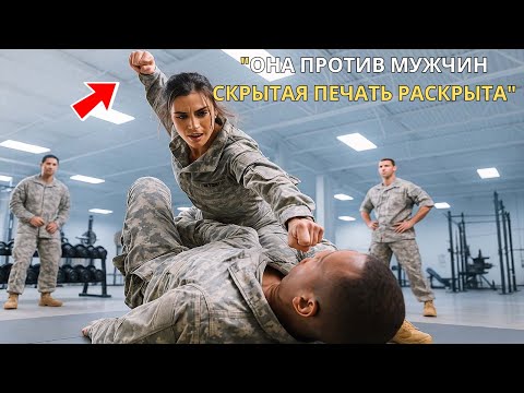 Видео: Они загнали её в тренировочном зале — пока она не показала им, что такое подготовка «морских котиков
