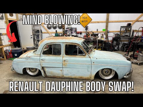 Видео: Создаём один автомобиль из двух гигантов экономики 1960-х! Renault Dauphine на базе VW Beetle!