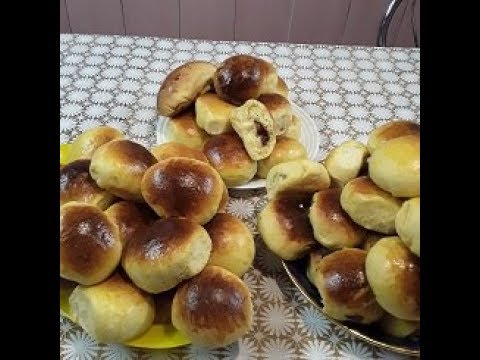 Видео: Булочки на кефире с двумя начинками .
