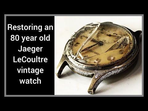 Видео: РАДИОАКТИВНАЯ РЕСТАВРАЦИЯ JAEGER LeCOULTRE 1940-х годов | как никелировать, руководство по обслуж...