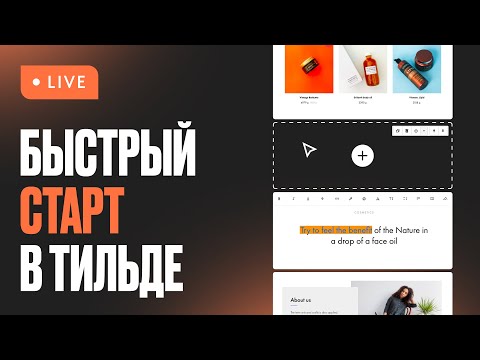 Видео: Сайт на Tilda: начало работы