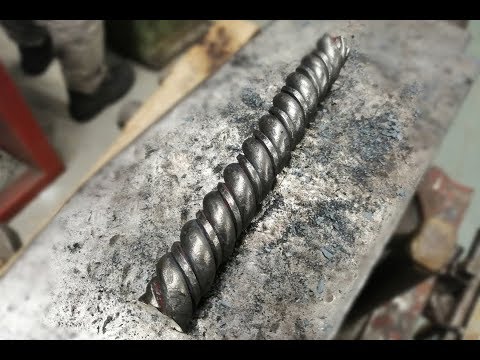 Видео: Как сделать кованую торсировку из нескольких профилей.How to make a forged twist of several profiles