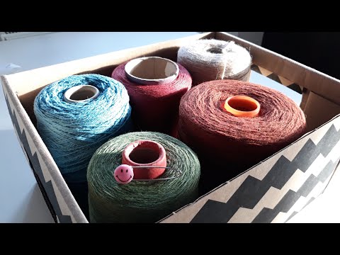 Видео: № 64. Запасы бобинной пряжи. О покупках пряжи в 2022 году .