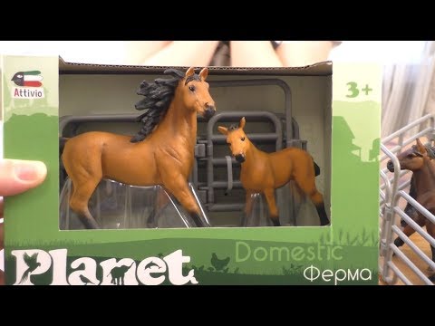 Видео: распаковка лошадей  шляйх подделка лучше оригинала #2
