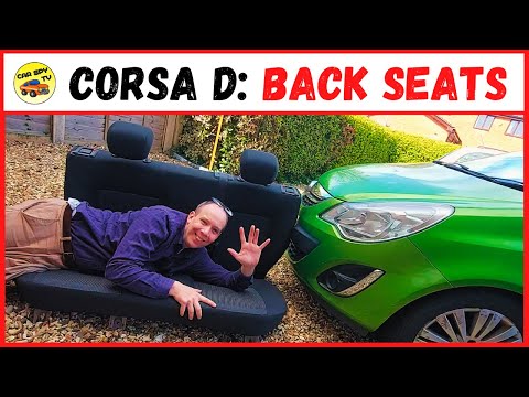 Видео: Vauxhall Corsa D: Как снять задние сиденья (Opel Corsa D)